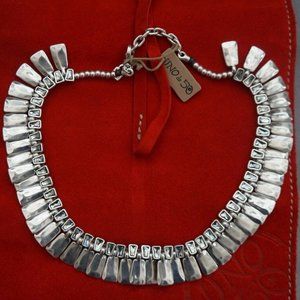 NWT Uno De 50 STUDIO 54 Crystal Short Necklace